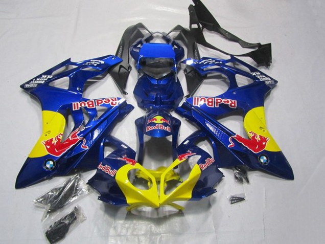 Online Azul Amarillo Rojo Bull Carenado Moto BMW S1000RR 2009-2014
