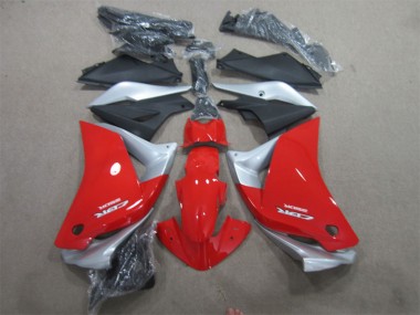 Online Plata Rojo Negro Mate Carenado Moto Honda CBR125R 2011-2016