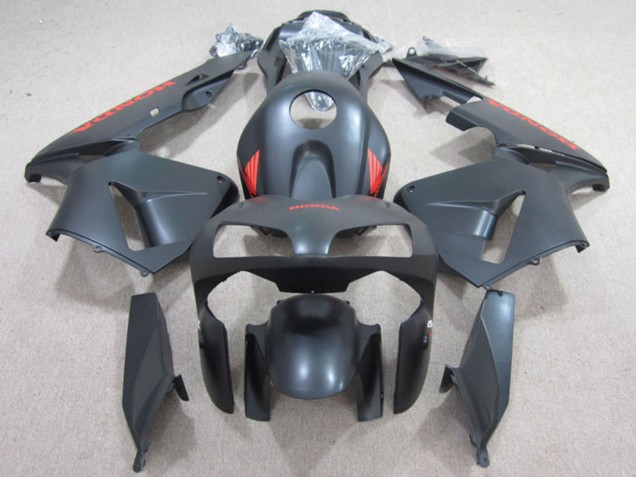 Online Negro Mate Rojo Carenado Moto Honda CBR600RR 2003-2004