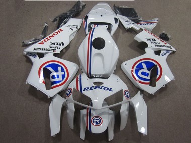 Online Blanco Azul Repsol Carenado Moto Honda CBR600RR 2005-2006