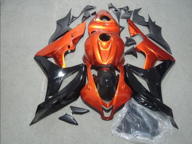 Online Naranja Negro Brillante Carenado Moto Honda CBR600RR 2007-2008