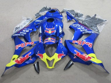 Online Azul Amarillo Rojo Bull Kits Carenados Moto Honda CBR600RR 2007-2008