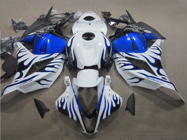 Online Blanco Azul Llama Carenado Moto Honda CBR600RR 2009-2012