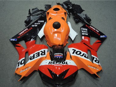 Online Naranja Blanco Rojo Negro Brillante Repsol HRC Carenado Moto Honda CBR600RR 2013-2023