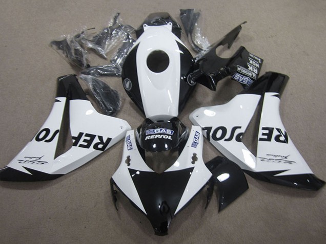 Online Blanco Negro Brillante Repsol Carenados Moto Honda CBR1000RR 2008-2011
