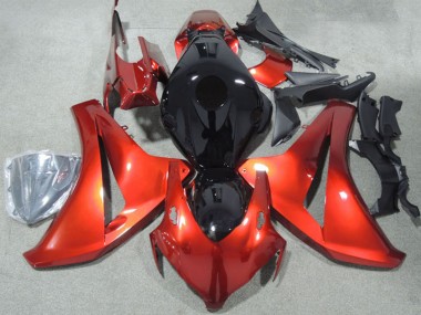 Online Rojo Negro Brillante Kits Carenado Moto Honda CBR1000RR 2008-2011