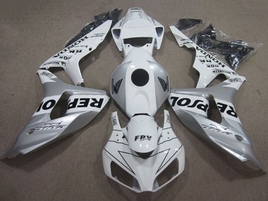Online Blanco Plata Negro Repsol Carenados Moto Honda CBR1000RR 2006-2007