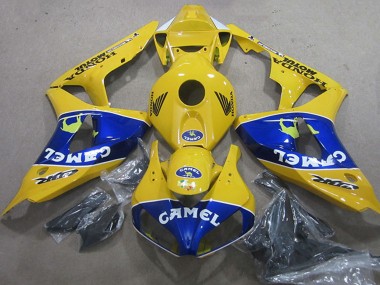 Online Amarillo Azul Camello Carenado Moto Honda CBR1000RR 2006-2007