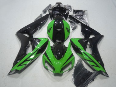 Online Verde Negro Brillante Carenados Moto Honda CBR1000RR 2006-2007