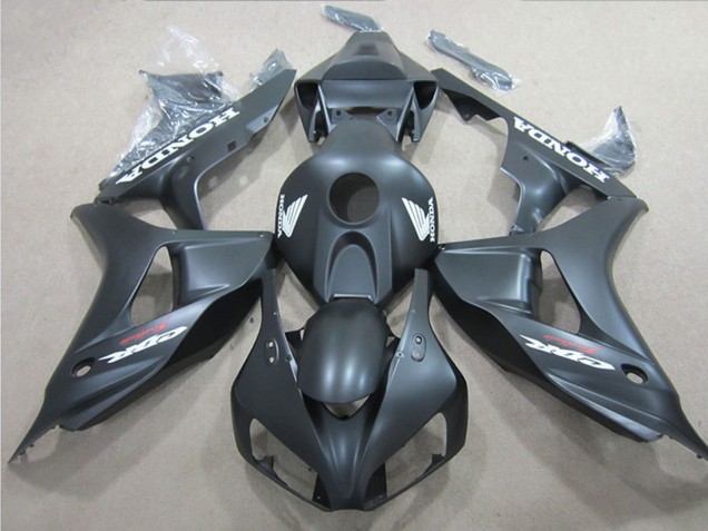 Online Negro Mate Blanco Calcomanía Carenado Moto Honda CBR1000RR 2006-2007