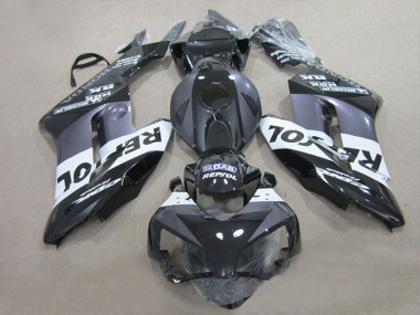 Online Negro Brillante Blanco Gris Repsol Carenado Moto Honda CBR1000RR 2004-2005