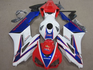 Online Blanco Rojo Azul HRC Kits Carenados Moto Honda CBR1000RR 2004-2005