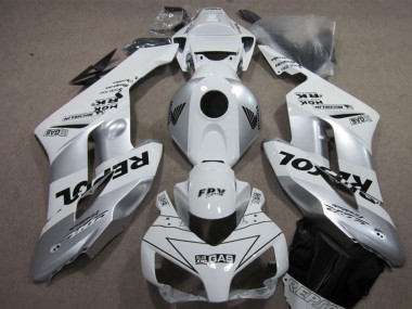 Online Blanco Plata Negro Repsol Kits Carenados Moto Honda CBR1000RR 2004-2005