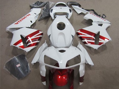Online Blanco Rojo Negro Carenados Moto Honda CBR1000RR 2004-2005