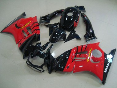 Online Rojo Negro Brillante Kits Carenados Moto Honda CBR600 F3 1995-1996