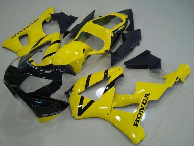Online Amarillo Negro Brillante Carenados Moto Honda CBR900RR 929 2000-2001