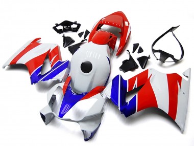 Online Blanco Rojo Azul No Calcomanía Carenado Moto Honda VFR800 2002-2013