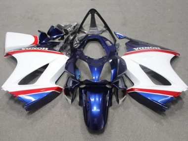 Online Blanco Azul Rojo Carenados Moto Honda VFR 800 2002-2013