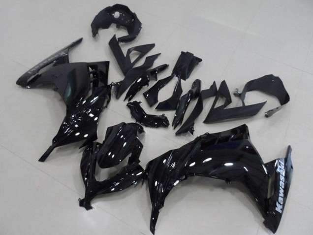 Online Negro Brillante Carenados Moto Kawasaki ZX300R 2013-2018