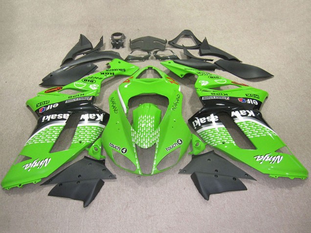 Online Verde Touch4 4 Carenado Moto Kawasaki ZX6R 2007-2008