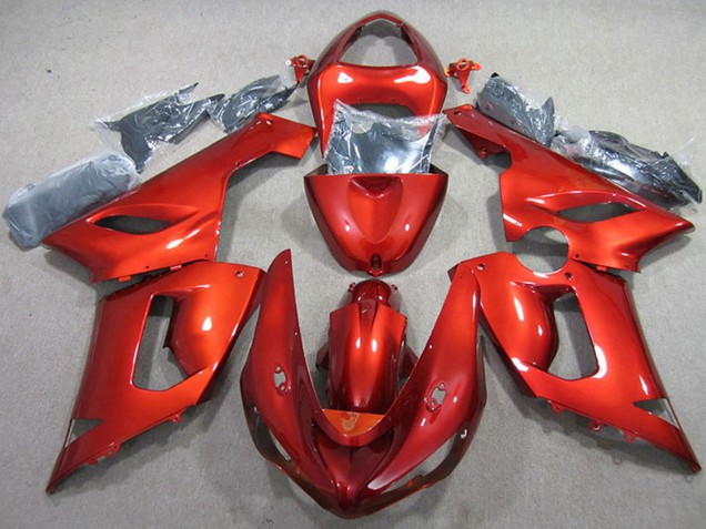 Online Rojo Carenados Moto Kawasaki ZX6R 2005-2006
