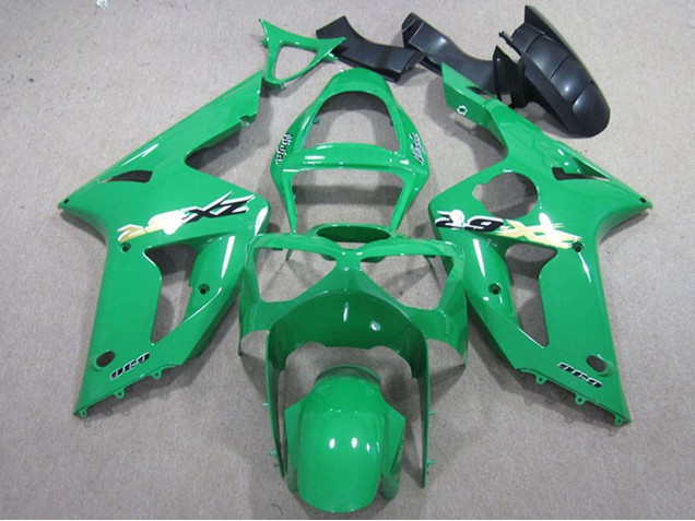 Online Verde Kits Carenados Moto Kawasaki ZX6R 2003-2004