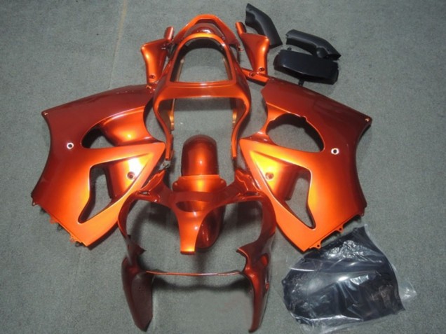 Online Naranja Carenado Moto Kawasaki ZX6R 2000-2002