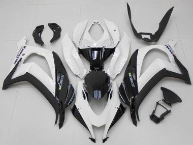 Online Blanco Negro Verde Carenado Moto Kawasaki ZX10R 2016-2020