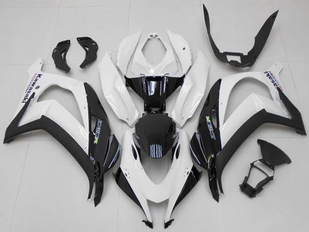 Online Blanco Negro Verde Carenado Moto Kawasaki ZX10R 2016-2020
