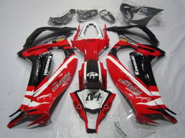 Online Blanco Rojo Negro Pedercini Carenado Moto Kawasaki ZX10R 2011-2015