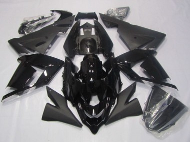 Online Negro Brillante Negro Mate Carenados Moto Kawasaki ZX10R 2004-2005