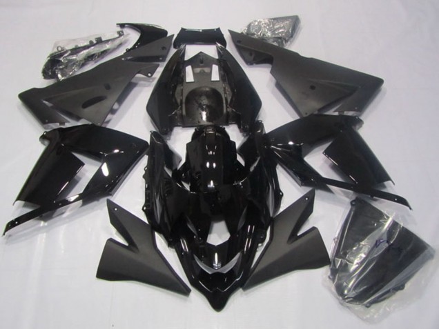 Online Negro Brillante Negro Mate Carenados Moto Kawasaki ZX10R 2004-2005
