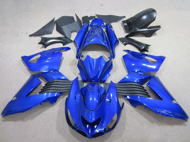 Online Azul Carenados Moto Kawasaki ZX14R ZZR1400 2006-2011