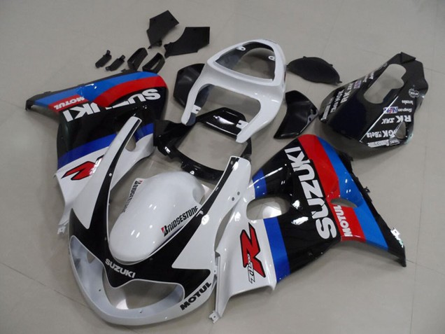 Online Blanco Rojo Azul Negro Motul Carenado Moto Suzuki TL1000R 1998-2003