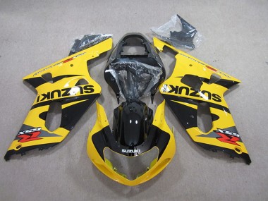 Online Amarillo Negro Carenado Moto Suzuki GSXR 600 2001-2003