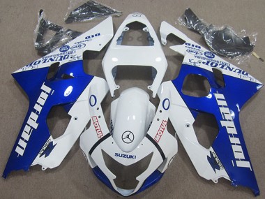 Online Blanco Azul Jordan Motul Carenado Moto Suzuki GSXR 600 2004-2005