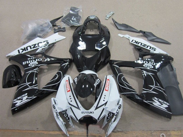 Online Blanco Negro Corona Extra Motul Carenado Moto Suzuki GSXR 600 2006-2007
