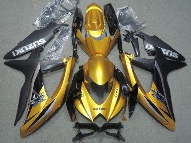 Online Oro Negro Mate Carenado Moto Suzuki GSXR 600 2008-2010