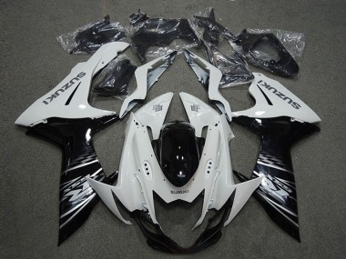 Online Blanco Negro Brillante Carenado Moto Suzuki GSXR 600 2011-2024