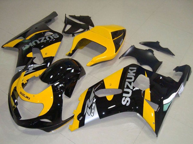 Online Amarillo Negro Carenado Moto Suzuki GSXR 750 2001-2003
