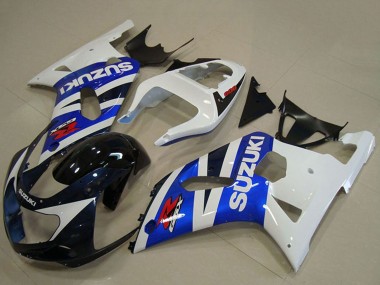 Online Blanco Azul Negro Brillante Rojo Carenado Moto Suzuki GSXR 750 2001-2003
