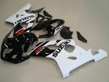Online Negro Brillante Blanco Rojo Carenado Moto Suzuki GSXR 750 2004-2005