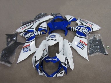 Online Blanco Lucky Strike Motul Carenado Moto Suzuki GSXR 750 2011-2024