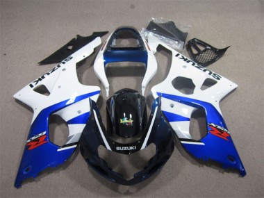 Online Blanco Azul Negro Brillante Rojo Carenado Moto Suzuki GSXR 1000 2000-2002