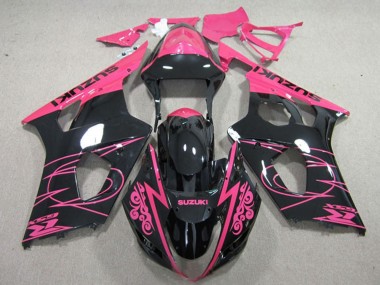 Online Rosa Negro Carenado Moto Suzuki GSXR 1000 2003-2004