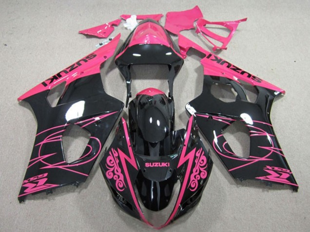 Online Rosa Negro Carenado Moto Suzuki GSXR 1000 2003-2004