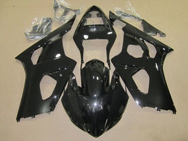 Online Negro Brillante Carenado Moto ABS Suzuki GSXR 1000 2003-2004