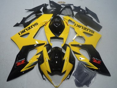 Online Amarillo Negro Brillante Carenados Moto Suzuki GSXR 1000 2005-2006