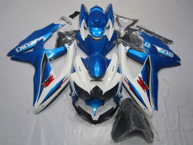 Online Blanco Azul Rojo Carenados Moto Suzuki GSXR 1000 2007-2008