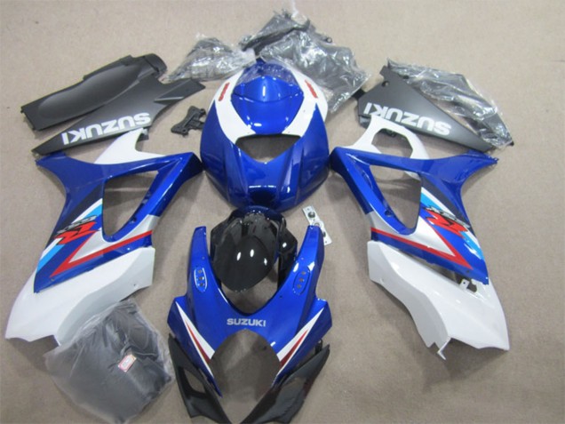 Online Blanco Azul Rojo Carenado Moto Suzuki GSXR 1000 2007-2008